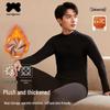 BanZhiWu Plush Thickened Thermal Underwear Set for Men & Women
