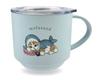Mofusand Stackable Stainless Steel Mug with Lid - Shark Cat