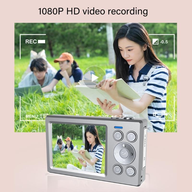 Vintaged Camera With 2.8Inch Front Screen 16x Digital Zooming 1080P Video Recording For Outdoor School Event