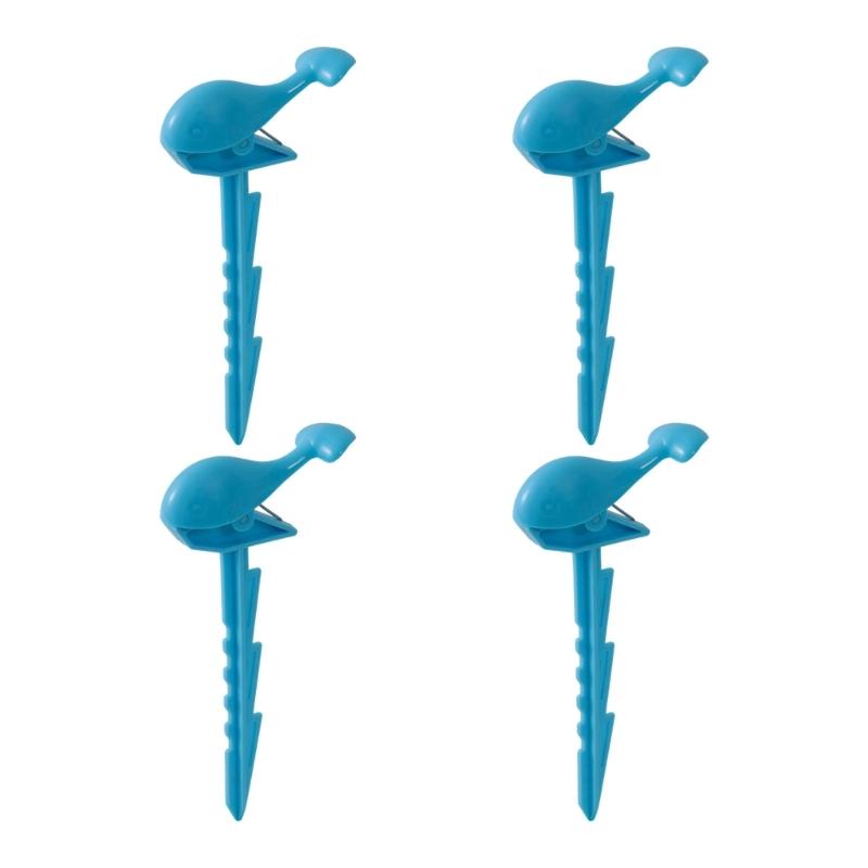 Ветрозащитные якоря для пляжных полотенец, пластиковые колышки для грунта для песка, уличные украшения