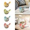 Resin Crafts Mini Bird Statue Cute Desktop Bird Ornaments  Living Room Bedroom