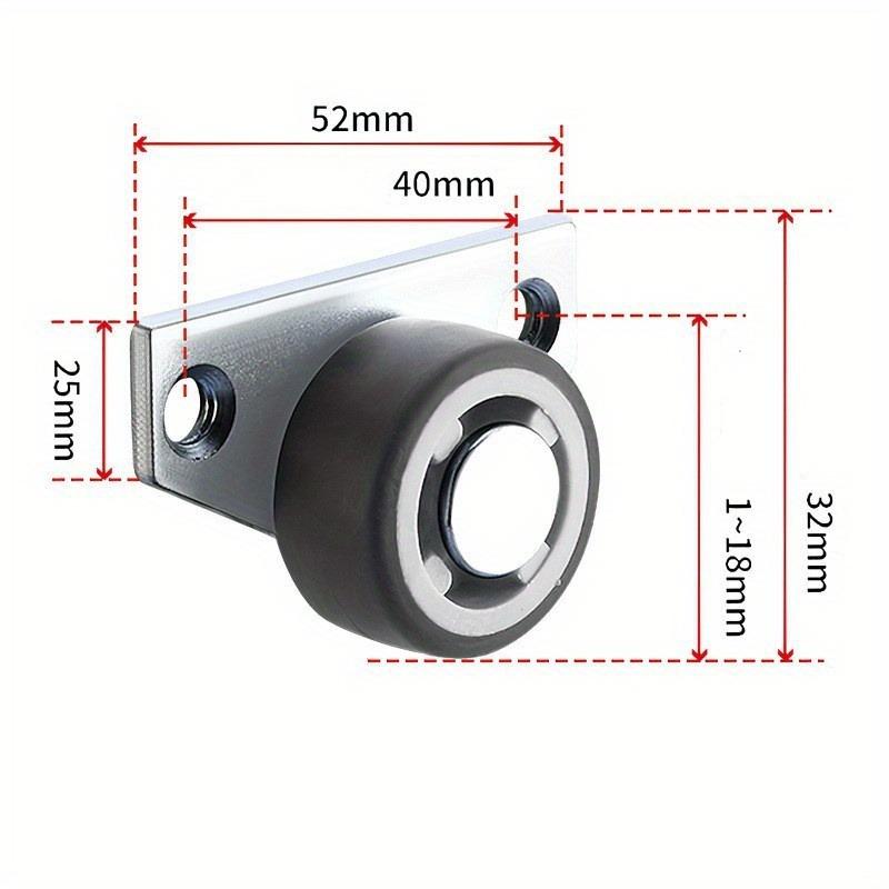 4pcs Door Sagging Artifact Universal Sliding Door Guide Wheel Aluminum Alloy Pulley Directional Wheel