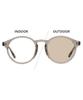 photochromic sunglasses Lens UV driving [Zoff] [WEB exclusive] Boston-style (gray (clear)) color-changing, lightweight, protection, unisex, men's,