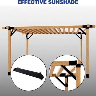 Pavilion Support Frame  Rod Set – Wooden Column  Braces for Gazebo, Pergola & Outdoor Structure Reinforcement