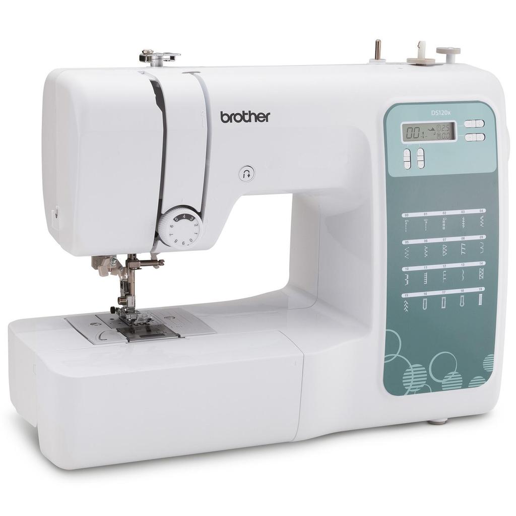 Brother DS120X Sewing Machine 20 stitches White/Sea Green