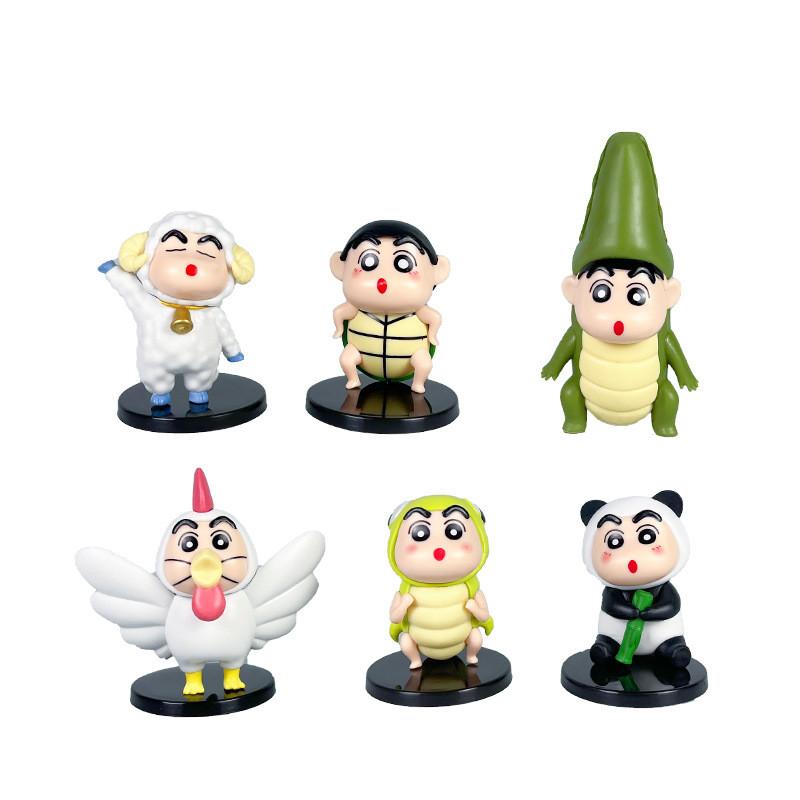 Shinchan Pvc Crayon Action Figures Model Toys Desktop Decoration Gifts Kids