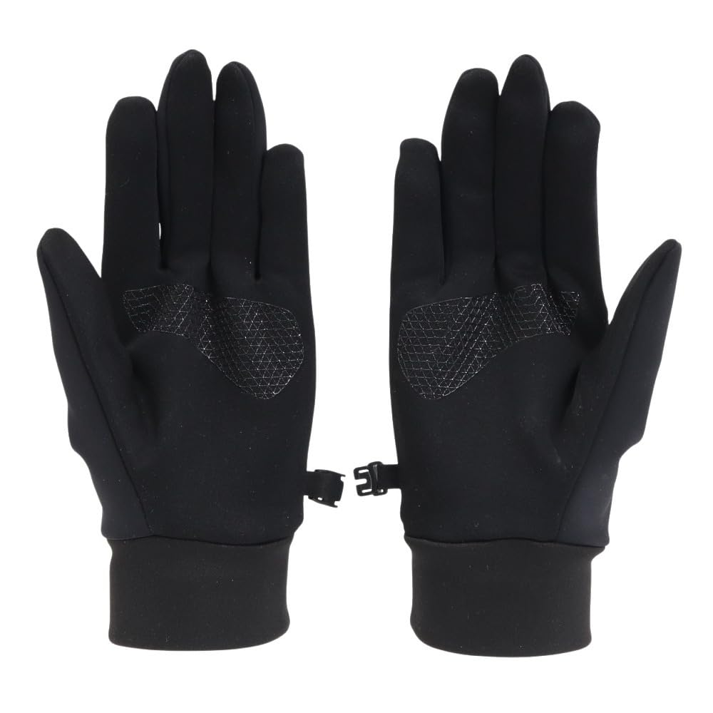 North Windstopper Etip Smartphone Touchscreen Size S [The Face] Gloves, Unisex, Fleece, Windproof, Compatible, Black,