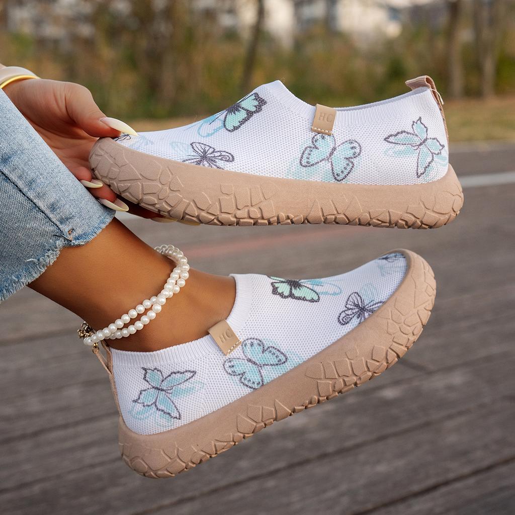 Frühlings- und Herbst-Damenschuhe Atmungsaktive Laufschuhe Rutschfeste Sport- und Freizeitschuhe