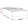 Box Spring Bed Frame Dark Blue 90 x 190 cm Velvet