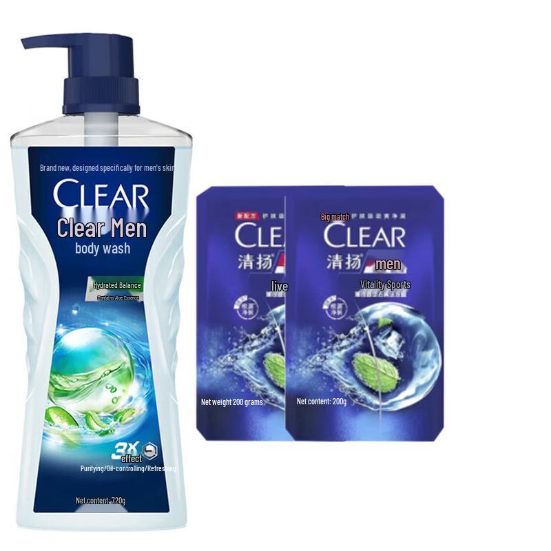 

Clear Men Oil Control & Hydration Shower Gel & Shampoo Set