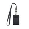 Lanyard ID Card Holder Office Supplies Badge Holders ID Holders with Neck Strap Wallet PU Leather Zipper Coin Purses Student