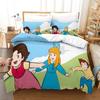 Dívka Heidi a rodina Sada povlaku na přikrývku,Heidi Dívka z Alp Ložní sada,povlak na polštář,Dekorace do ložnice pro děti Dospělé