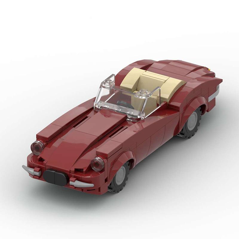 Compatible With Building Blocks MOC-85572 Jiebao E-Type Retro Convertible Educational DIY Assembly Toy