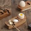 Egg Tray with Egg Cup Holder, Kitchen Gadget for Breakfast Display