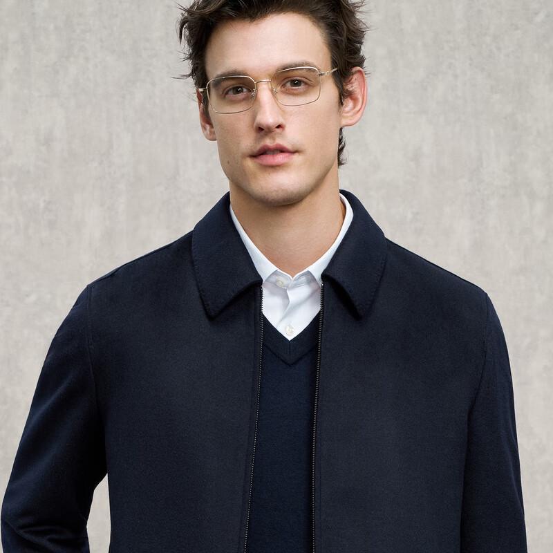 EMZ Men's Wool Blend Business Casual Jacket