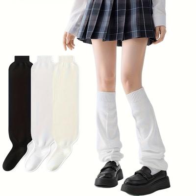 Women's Autumn/Winter Elephant Socks, 1 Pair, Fashionable Korean-Style Versatile, Bubble Socks, Leg Sleeves, JK Style Slouchy Socks, Ankle-Length