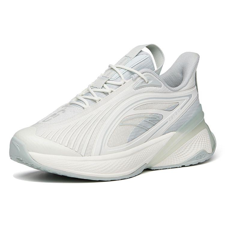 Anta C37 2.0 Durable Non-Slip Low-Top Running Shoes Women sneaker White Gray Green 122135537R-6