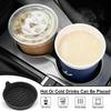 2pcs Car Silicone Waterproof Round Coaster, Universal Car Storage Tray Anti-slip Pad, Center Console Cup Base Pad