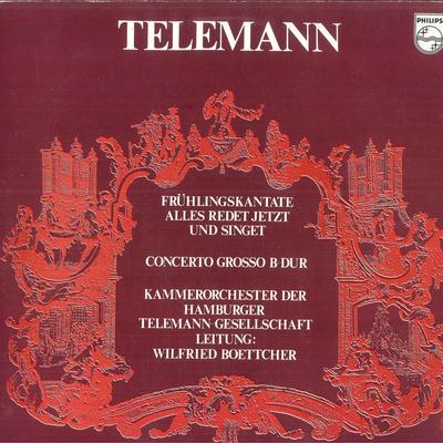 LP Record WILFRIED BOETTCHER, KAMMERORCHESTER - Telemann Fruhlingskantate - Alles R 6500079 PHILIPS Holland Classical Used