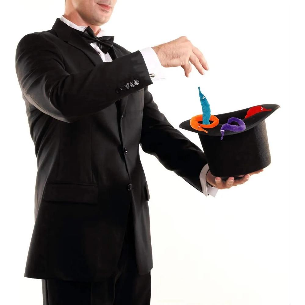 Fuzzy Worm Magic Toys Children's Interactive Magic Games Prank Props Cat Wands Fun Play Toys For Boys Girls Cool Birthday Gifts