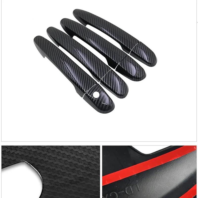 Car Exterior Stickers Chrome/Carbon Door Handle Cover for Mazda 6 Atenza GJ GL 2013 2014 2015 2016 2017