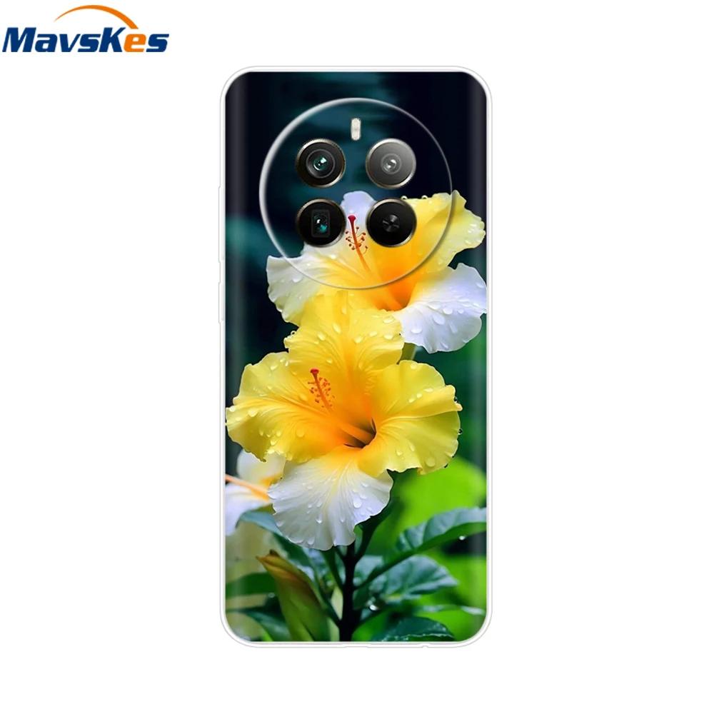 For Realme 12 Pro+ Case Love Heart Soft Silicone Cover for Oppo Realme 12 Plus 5G Fundas for Realme 12 Pro Plus Realme12 Bumper