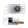2Pcs Car Door LED Laser Projector Lamp Welcome Lights For Opel Insignia 2015 2016 2017 2018 2009-2014 Car Decorative Accessories