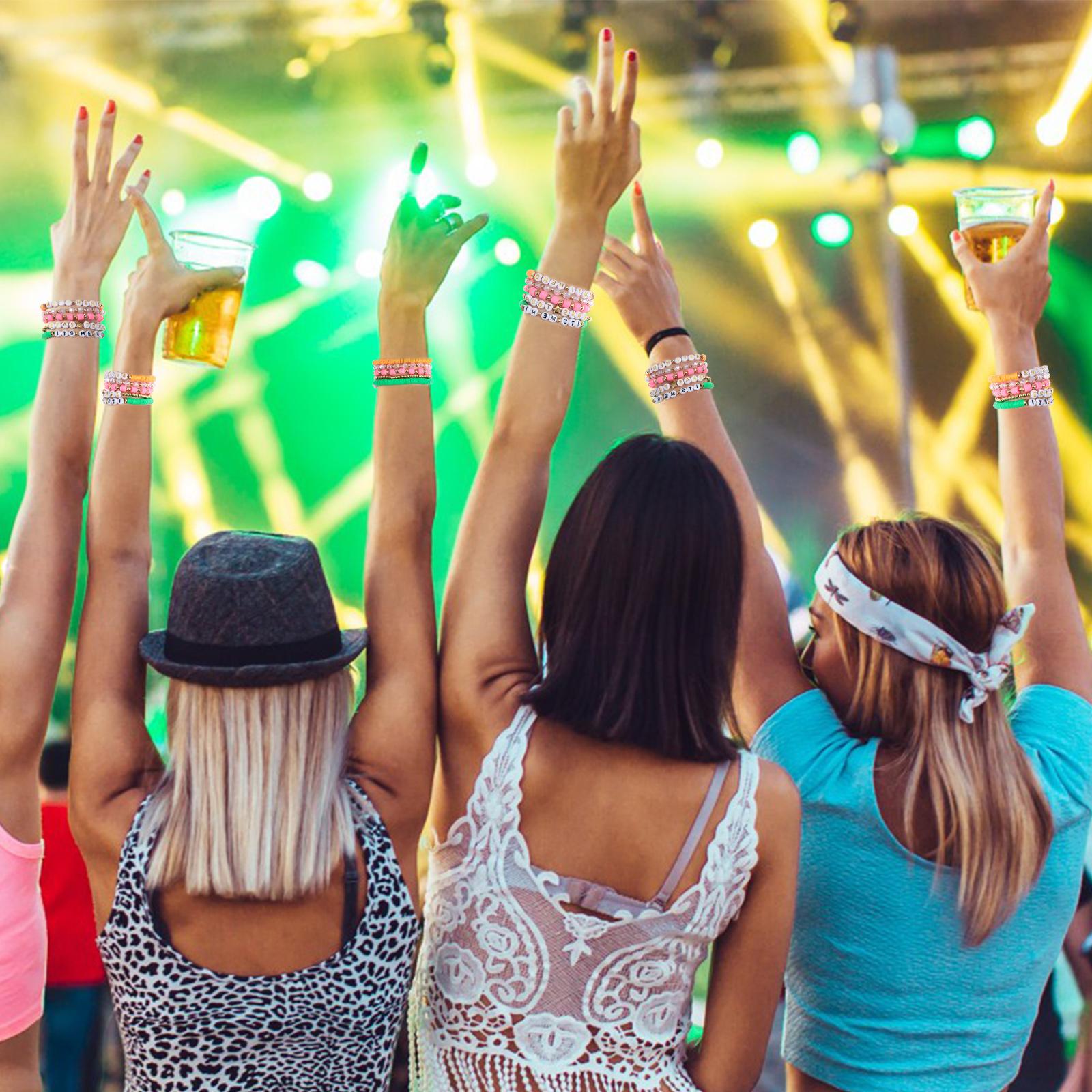 

Набор браслетов Lover Fearless Friendship, фольклорный комплект браслетов Eras Tour, отпуск