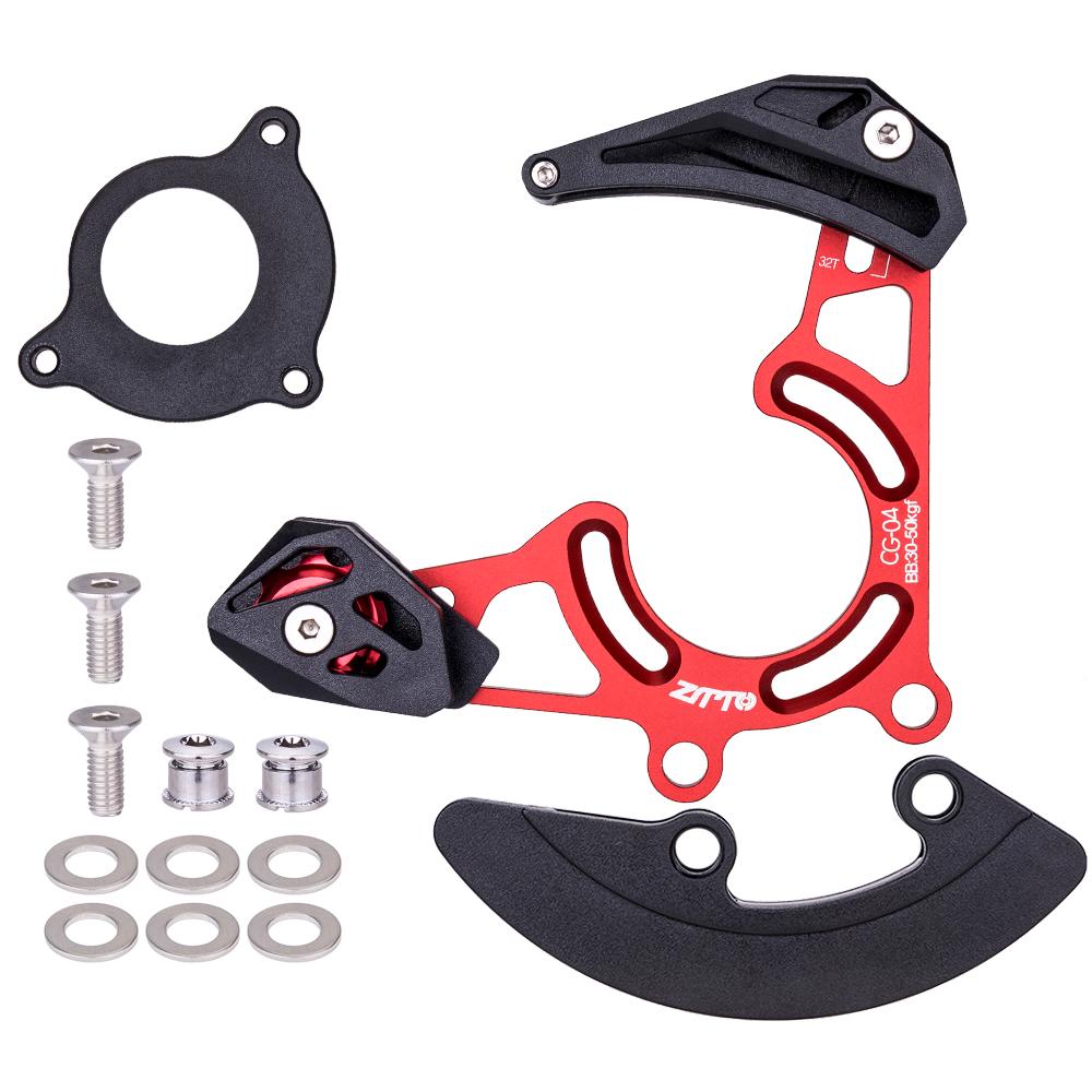 ZTTO MTB ISCG05 Chain Guide Chainring Guard1x Mountain Bike Pulley Chains Stabilizer DH 32-38T BSA Compatible Bicycle CG04