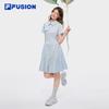FILA FUSION Women's Pleated Polo Dress