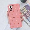 For Redmi Note 12 Pro Plus Case Love Heart Soft Liquid Silicone Full Protection Phone Cover For Xiaomi Redmi Note12 12Pro 4G 5G