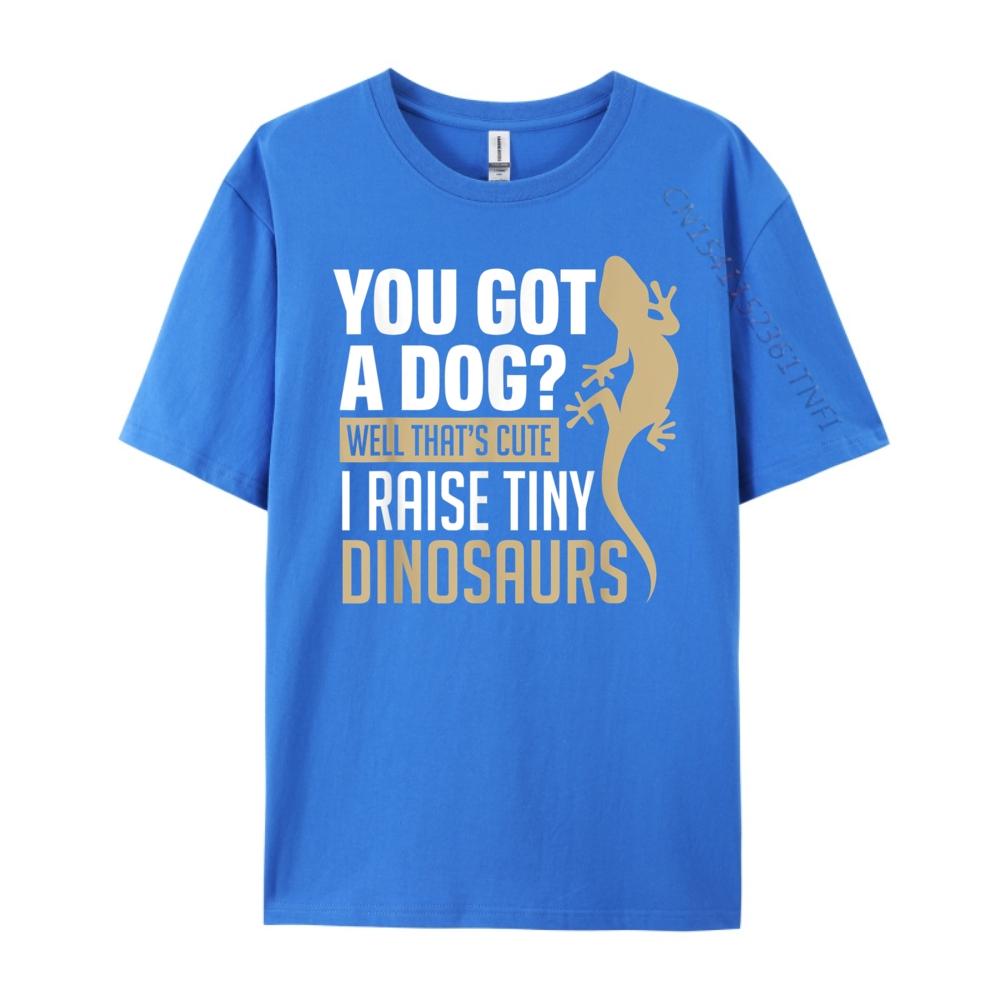 Funny Bearded Dragon Lizard Funny I Raise Tiny Dinosaurs Mens Clothing 2025 Comfortable Graphic T Shirts Printed On