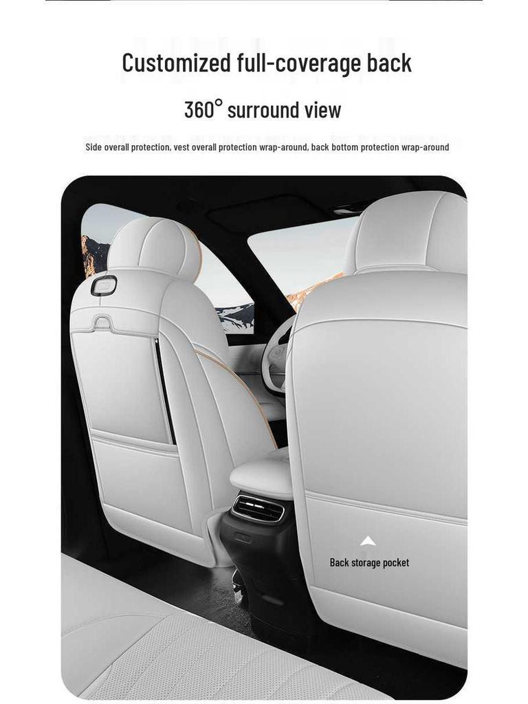 Celoroční potahy sedadel a polštáře do interiéru pro modely Changan Qiyuan Q07.