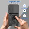 For Vivo Y400 5G Case with Slide Camera Lid PC+TPU Kickstand Phone Cover