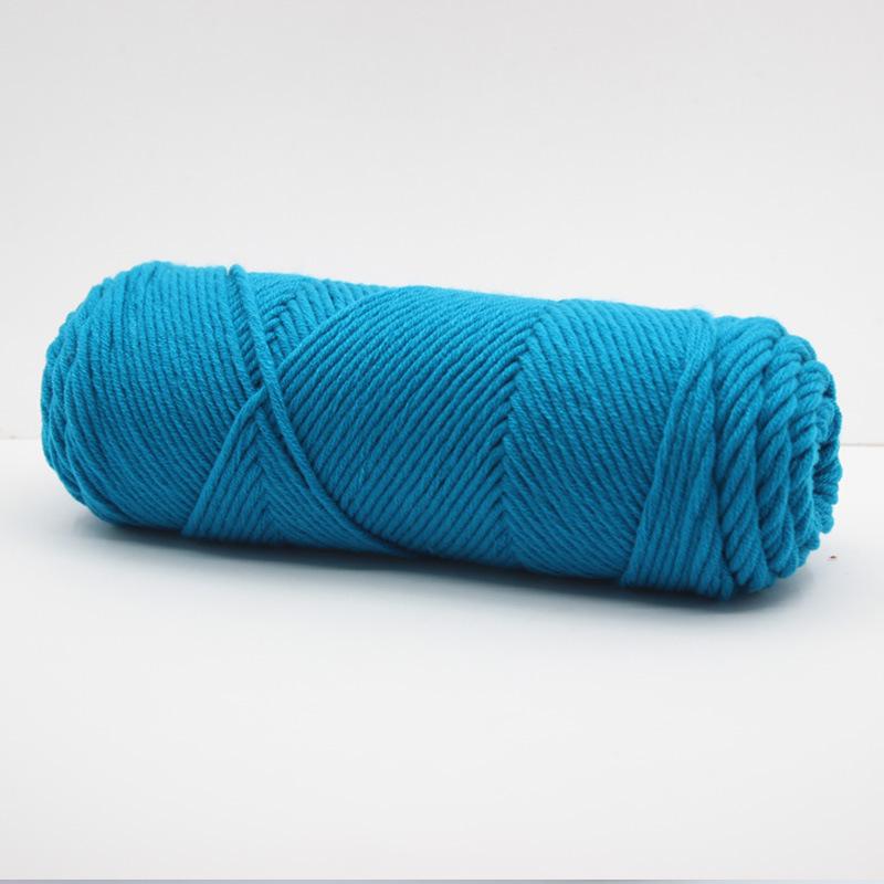 Hand-Knitted Cotton Wool Scarf Yarn for Men & Women, Coarse Wool & Milk Cotton Material, Worsted Crochet.