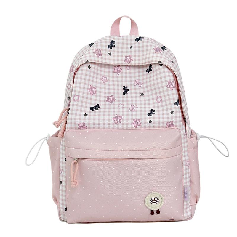 Schoolbag Japanese Cartoon Bow Backpack Female Student Large Capacity Cute Schoolbag Junior High School Student High Value Backpack