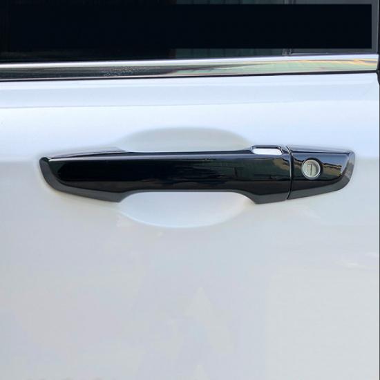 For Honda CR-V CRV 2017- Bright Black Exterior Door Handles Bowl Cover Trim