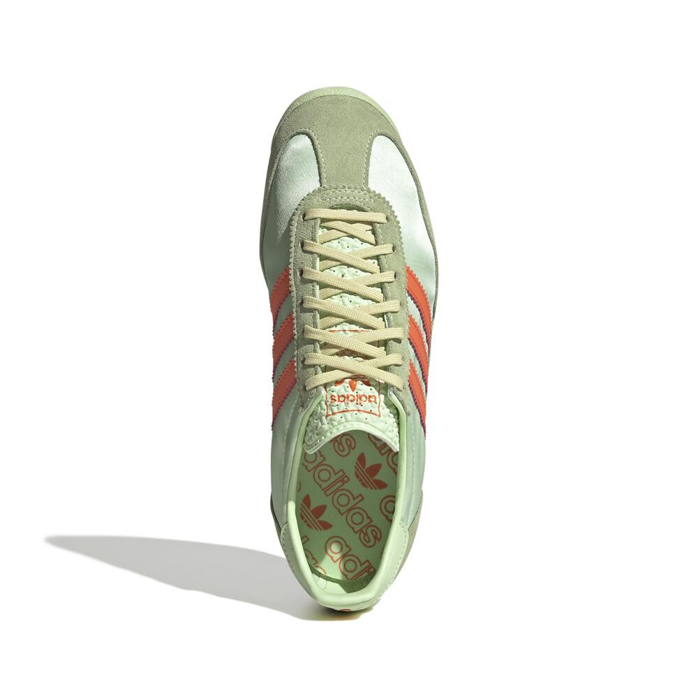 JI0197 Adidas Originals SL72 OG Semi Green Spark Solar Orange (Women's)