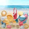 Beach Toys For Kids 5-17pcs Baby Beach Game Toys Children Sandbox Set Kit Summer Toys for Beach Play Sand Water Game Play Cart