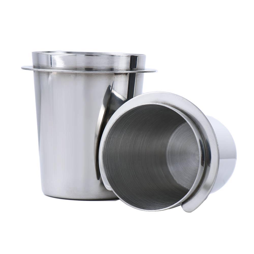 Powder Feeder Stainless Steel Compatible Dosing Cup Coffee Portafilter Espresso Maker Sniffing Mug