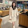 Autumn and winter new twist mink fur top women's round neck short imitation mink fleece fur coat women