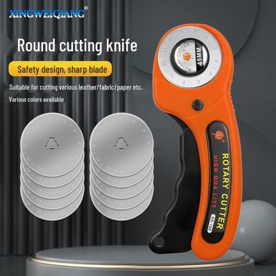 45mm Rotary Fabric Cutter with Quilting Blade for Leather and Fabric Cutting