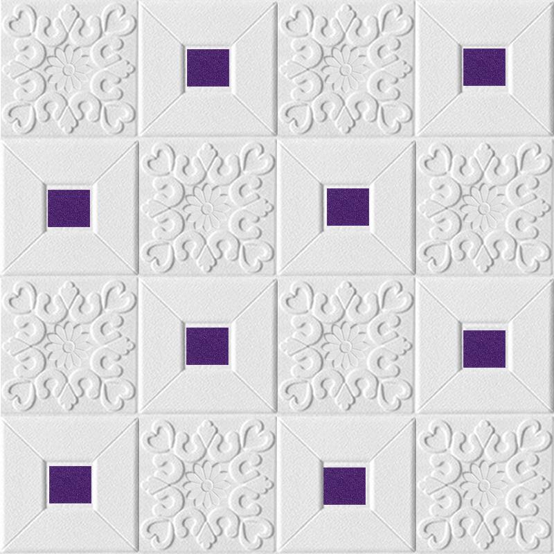 12ks 3D matné samolepky na střechu Pěnové stropní obklady Home Dekor Lepidlo Vodotěsné Dekorace do obývacího pokoje Vyřezávaný tapetový panel