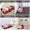 1PC Baseball Pattern Kitchen Rug Non-Slip Door Mats Pop design Bathroom Rug Bath Mat Carpet for Home Sink Laundry Decor