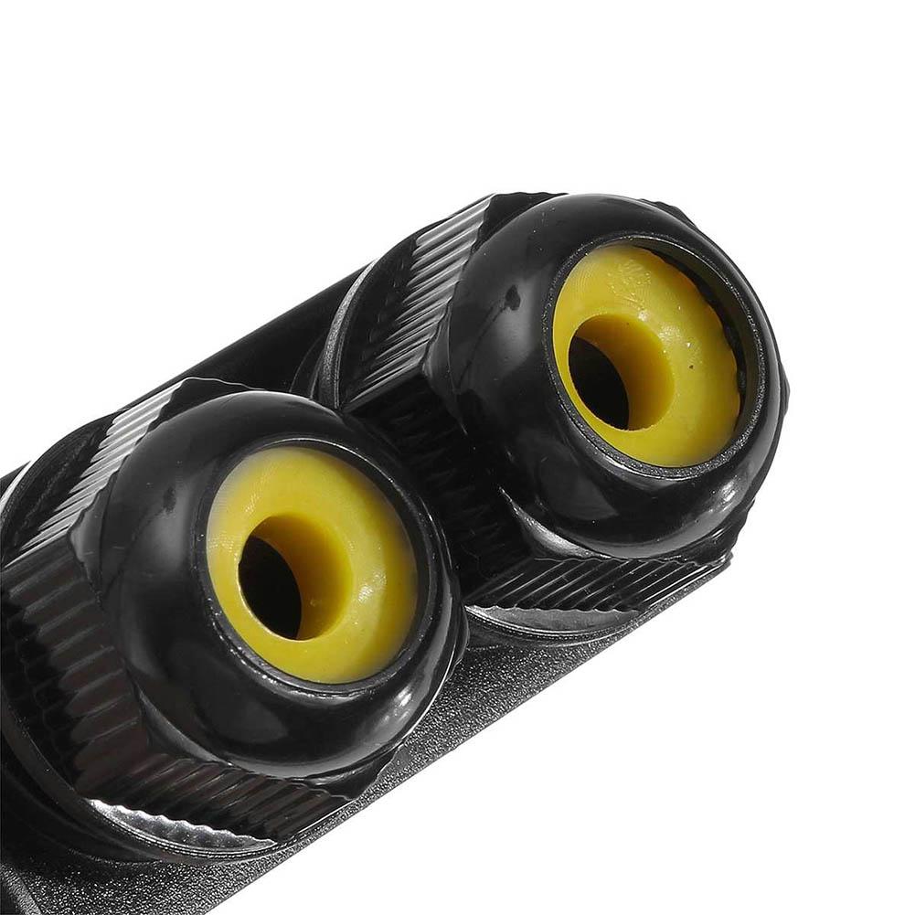 Waterproof IP68 Cable Connector 3 Way External Electrical Junction Box Plastic Cable Wire Connector