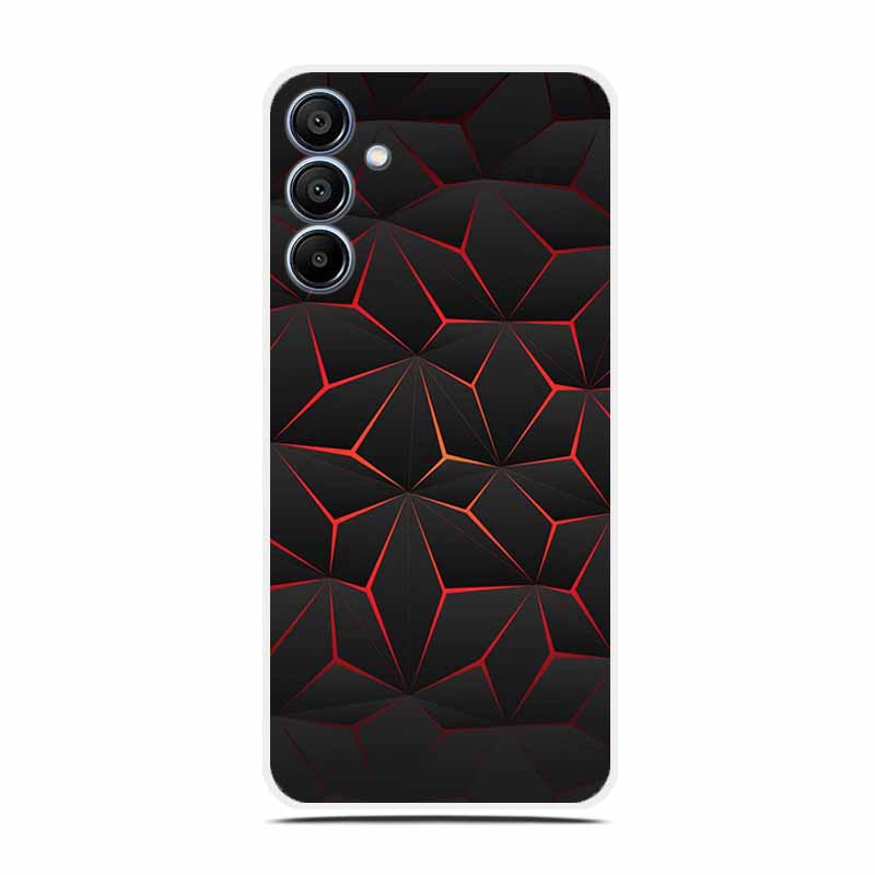 Blumen Klare Hülle Für Samsung A36 A26 A16 Weiche Silikon Handyhülle für Samsung Galaxy A 36 26 16 5G Transparent Luxus Para
