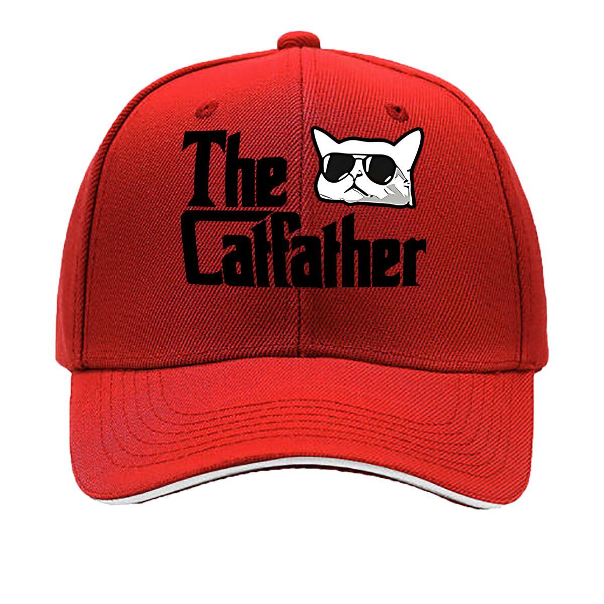 Letter Cat Fun Print Baseball Cap Stylish Versatile Outdoor Hat Trendy Sandwich Baseball Cap One Size