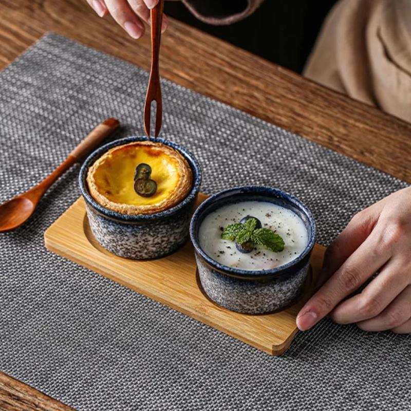 7,6 cm große japanische Gewürzschale, kreative Keramikschale für Sojasauce, Dip-Essig-Schale, runder kleiner Teller, Küchenutensilien, Geschirr