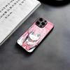 B-Bocchi The Rock H-Hitori Gotoh Custodia per Telefono Per IPhone 17 Air 16 E Pro Max 15 14 13 Mini 12 Pro 11 Max Plus Copertura in Vetro Nero