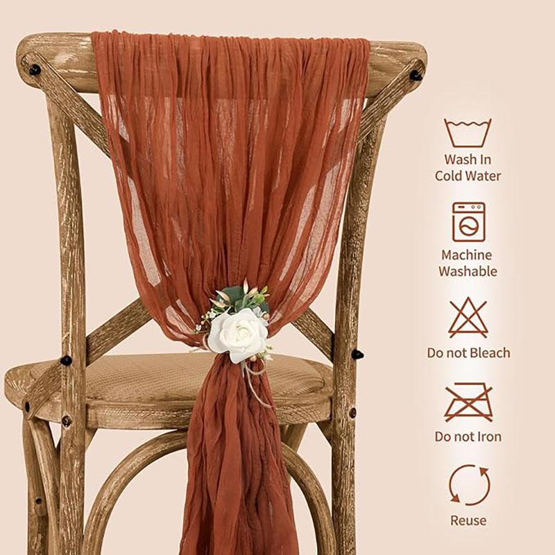 16Pcs Sage Green Wedding Chair Sashes Chair Bow Designed Decorative Chair Sashes for Wedding Reception Party Hotel Decoration